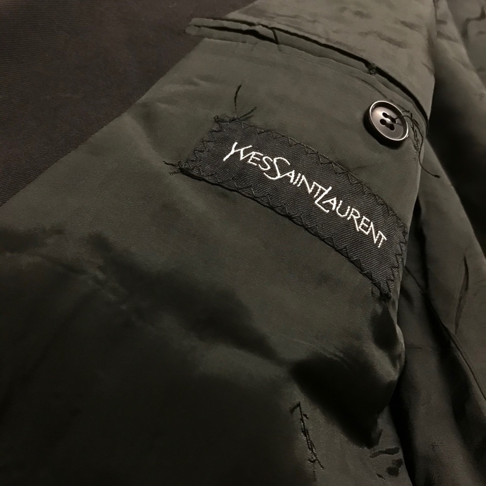 YSL Black Men’s Blazer Jacket 100% Authentic - Picture 8 of 8